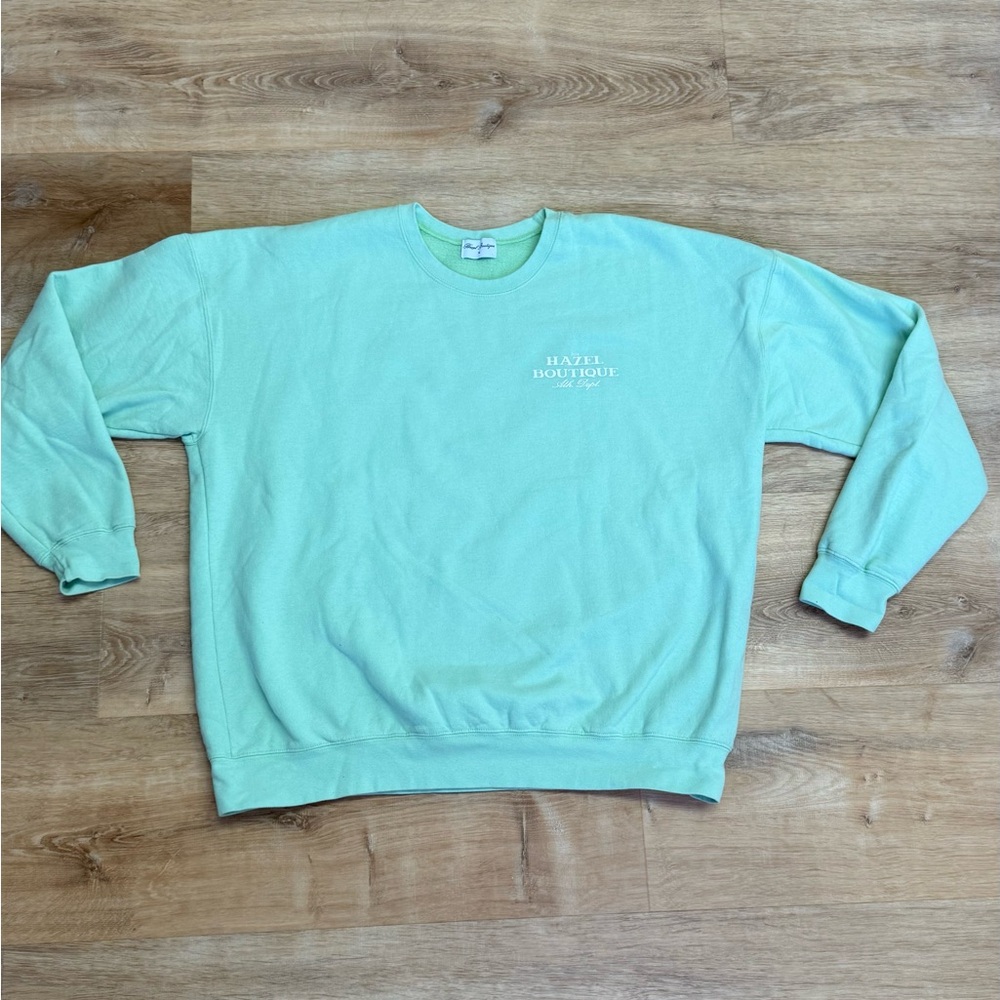 Hazel Mint Green Sweatshirt - Picture 4 of 6
